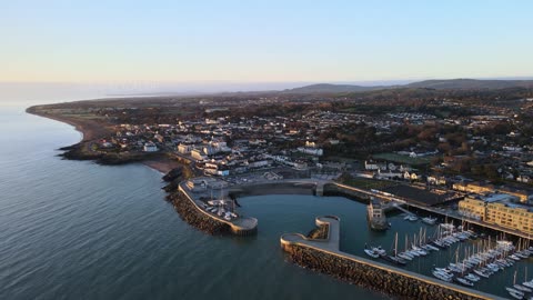 GREYSTONES - Ireland | 4K HDR drone relaxing video