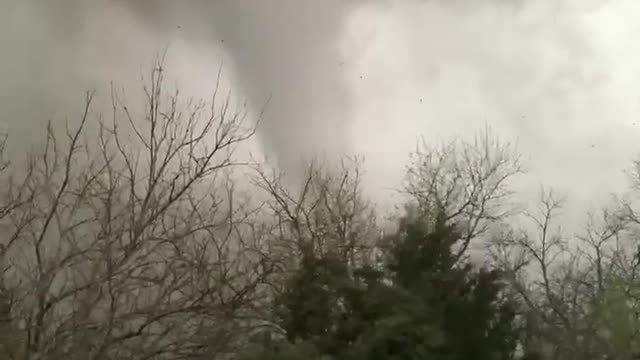 Andover Tornado Moving Across Farm Land