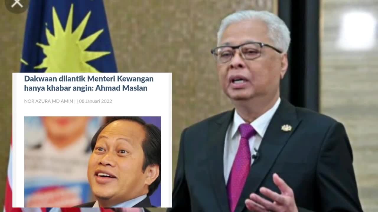 BERITA ANGIN JADI BERITA BENAR‼️‼️⁉️⁉️AHMAD MASLAN DIUMUM MENTERI KEWANGAN BAHARU MALAYSIA?