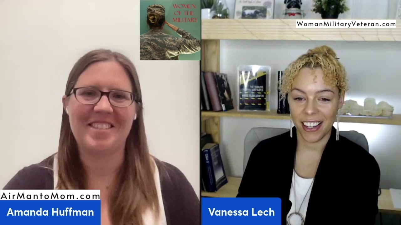 Women of the Military 🪖 Podcast Interview Clip ✨ Hosted by Amanda Huffman, Guest Vanessa Lech