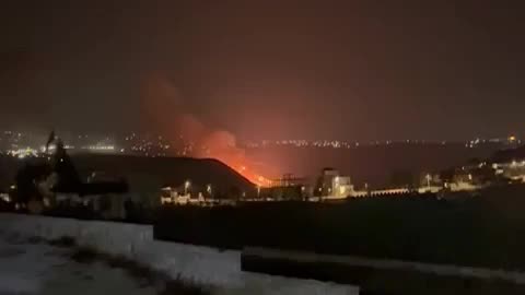 Lebanese media report a series of Israeli strikes near the towns of Kafr Sir and