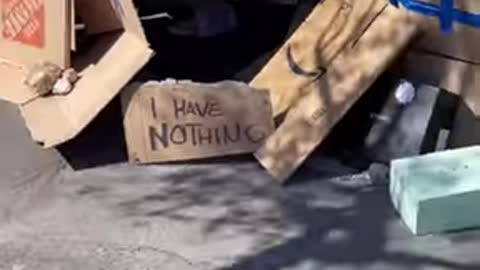 man gets caught faking being homeless