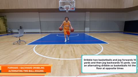 OFF SEASON DRIBBLING DRILLS BASKETBALL HANDLING ON THE MOVE WORKOUT