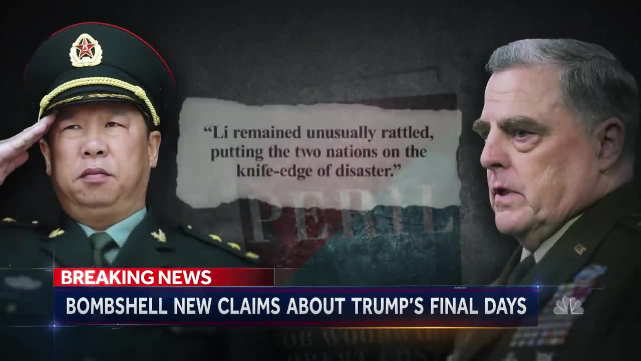 TRUMP NEWS -Milley Sought To Avert Conflict With China Over Trump Fears