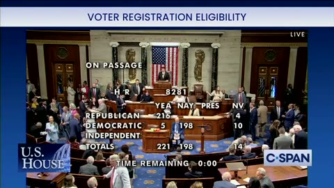 🇺🇸 HOUSE PASSES SAVE ACT TO ENSURE ONLY CITIZENS VOTE. NEARLY ALL DEMOCRATS OPPOSED. 🚫🗳️