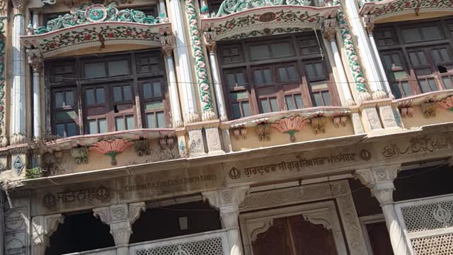 Beautiful Gurdwara, holy place of Sikhs