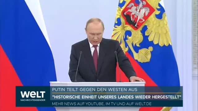 PUTIN hält historische Rede - Deutschland ist kein souveränes Land, sondern bis heute besetzt!