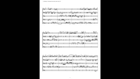 J.S. Bach - Well-Tempered Clavier: Part 2 - Fugue 02 (Bassoon Quintet)