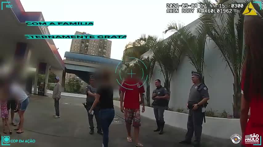 SAVED FROM DANGER BY THEIR FRIENDS IN UNIFORM
