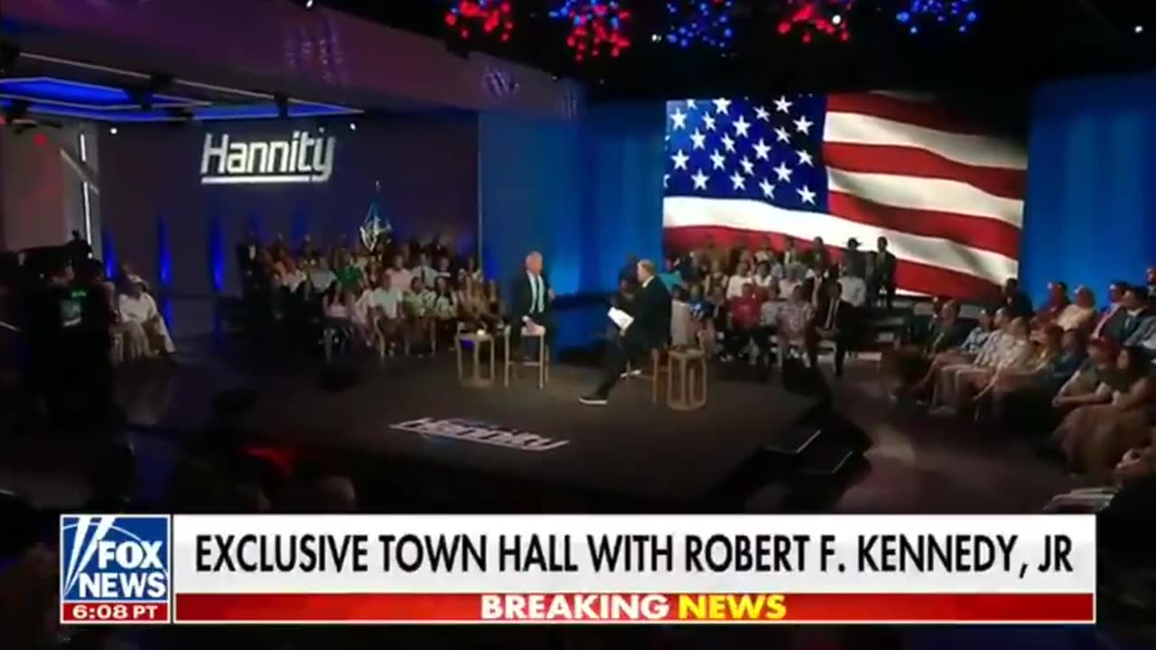 RFK JR with the sly Big Pharma Shill Sean Hannity on FOX News