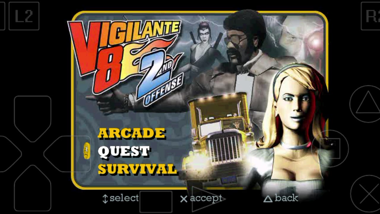 Ps1 game Vigilante 8 2nd