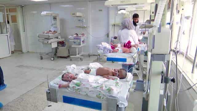 Babies share incubator as Kabul hospitals struggle