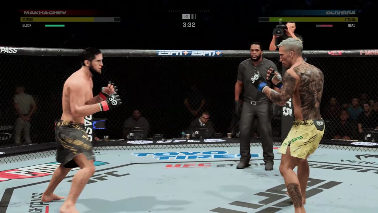 UFC 5-PS5 GAMEPLAY Islam Makhachev VS Charles Oliveira