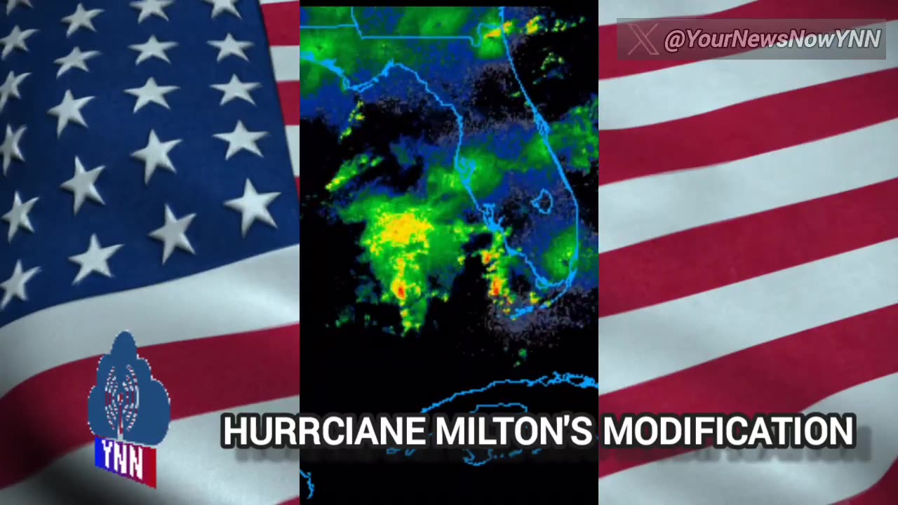 Weather Modification NEXRAD PROOF from Hurricane Milton