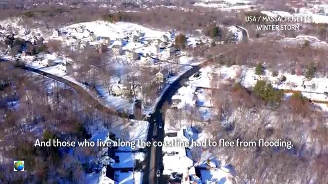 USA, Massachusetts: The earth is angry