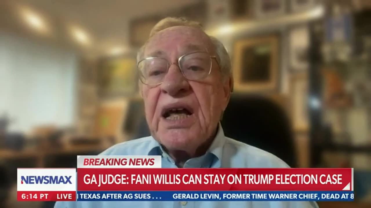 Alan Dershowitz Blasts Fulton County Judge For Not Removing Fani Willis