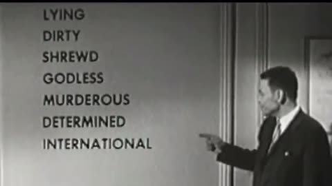 Anti-communist propaganda film from the 1950s. WHO FITS THIS DESCRIPTION??