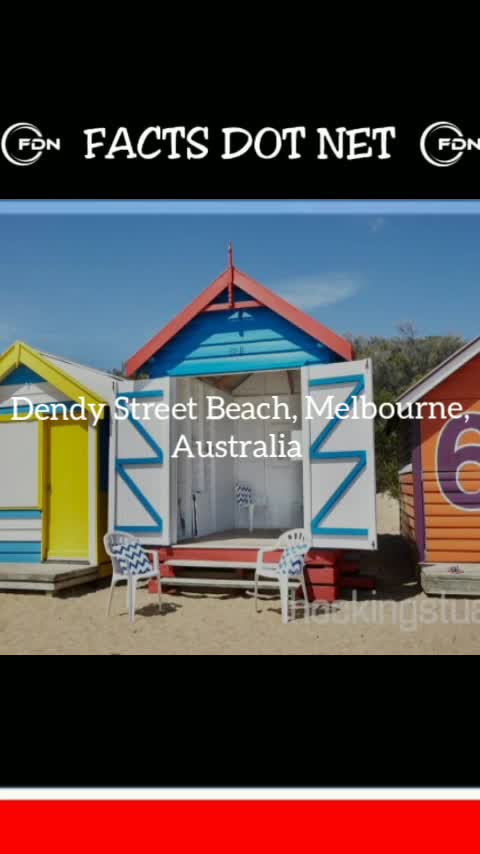 Did You Know? Dendy Street Beach, Melbourne, Australia || FACTS || TRIVIA