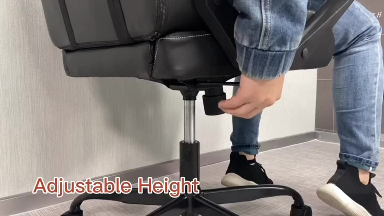 High-Back Gaming Chair PC Office Chair Computer Racing Chair PU