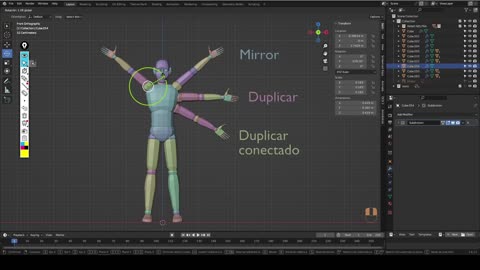 Blender - Diferentes formas de duplicar objetos