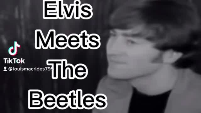 Elvis meets The Beetles