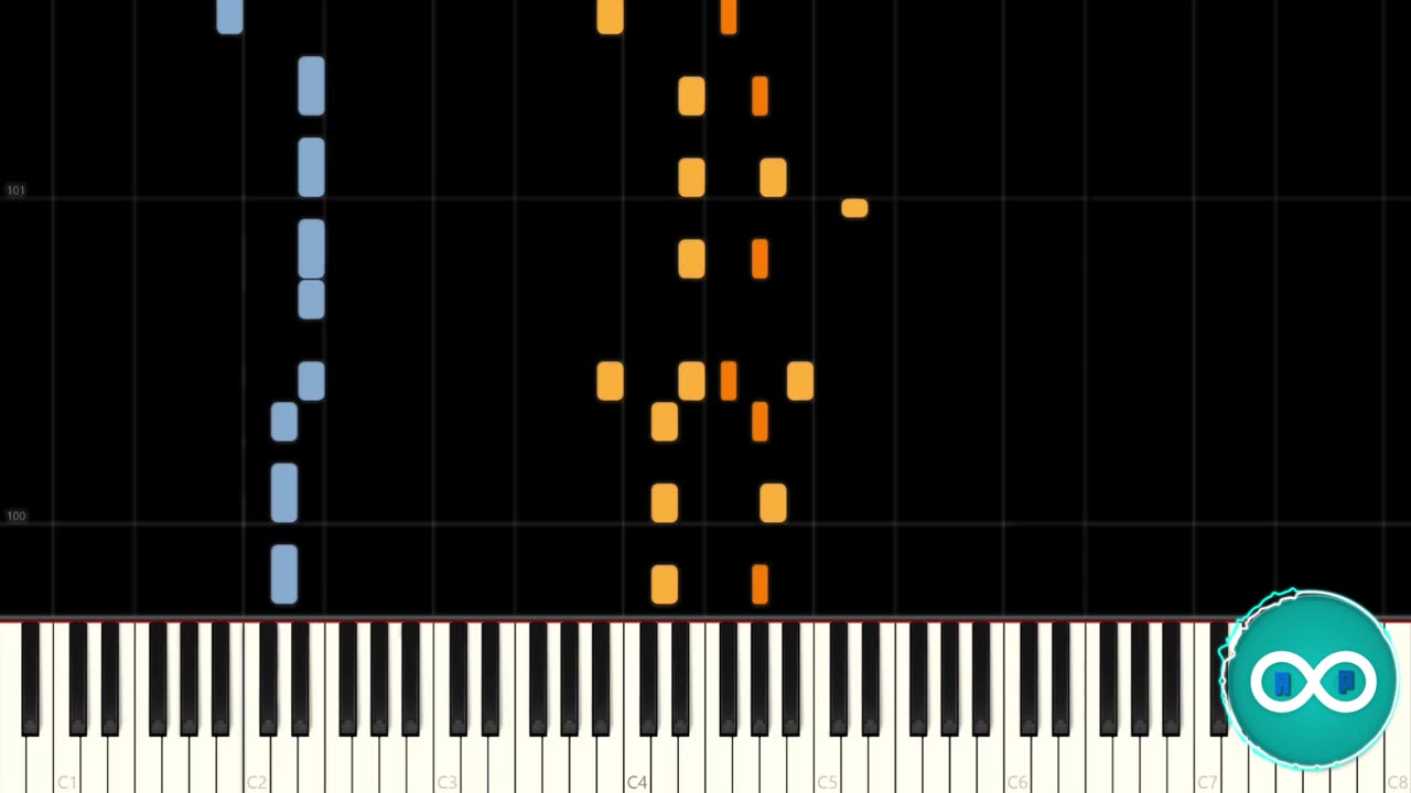 Waterflame - Clutterfunk NO BG Midi Synthesia Piano Cover