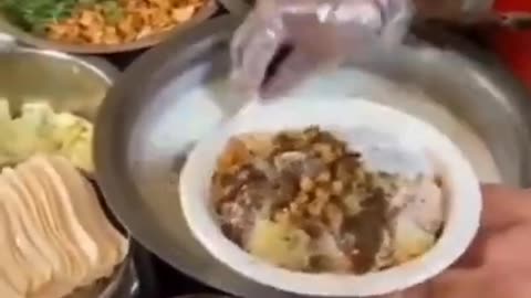 this is called papdi chaat in india one of the best street food