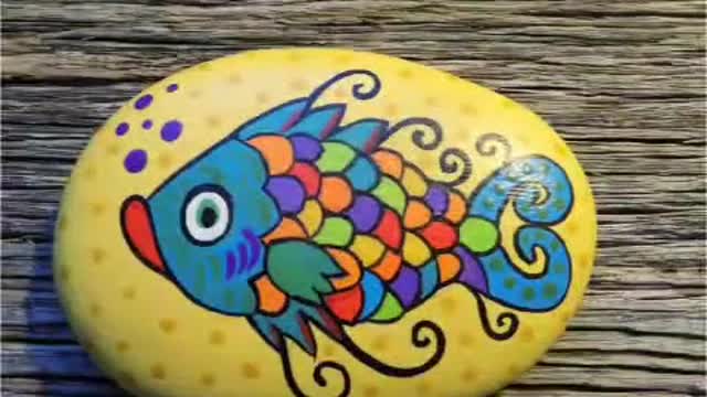 most beautiful and unique stone pebble craft art