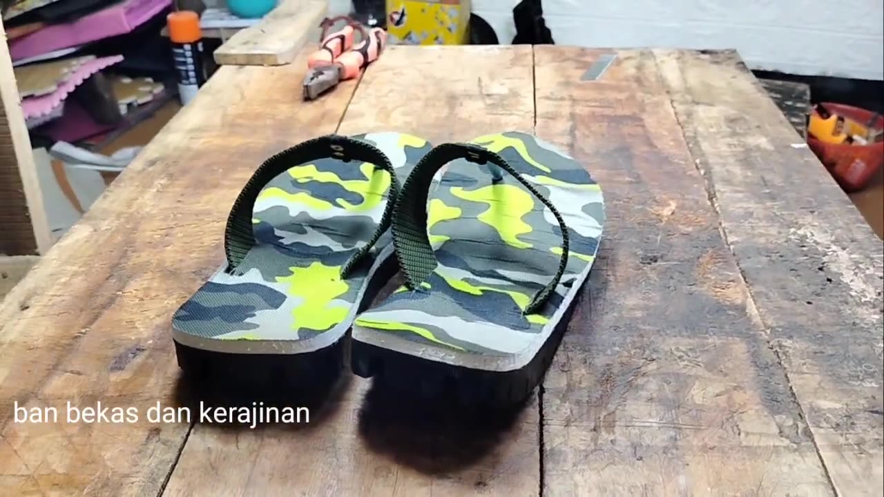 how army sandals are made