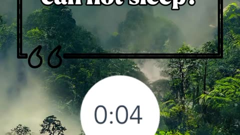 Which animal can't sleep?