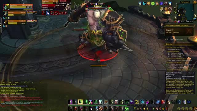 WoW - Legion scenario speedrun (3xdruid, 1xOP)