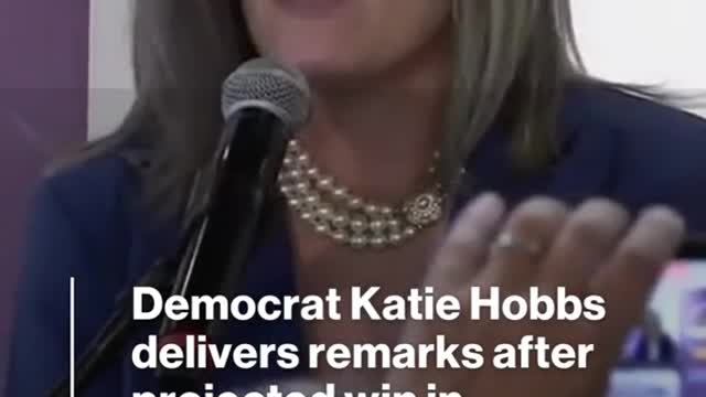 #KatieHobbs after projected win in #gubernatorial race: “In this election