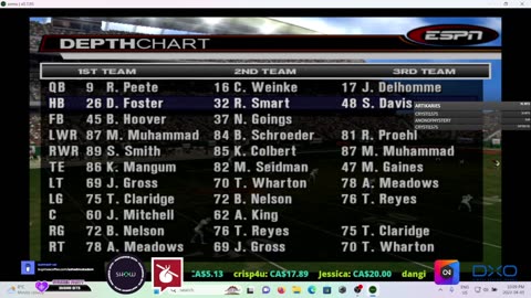 ESPN NFL 2k5 - April 5, 2023 Gameplay