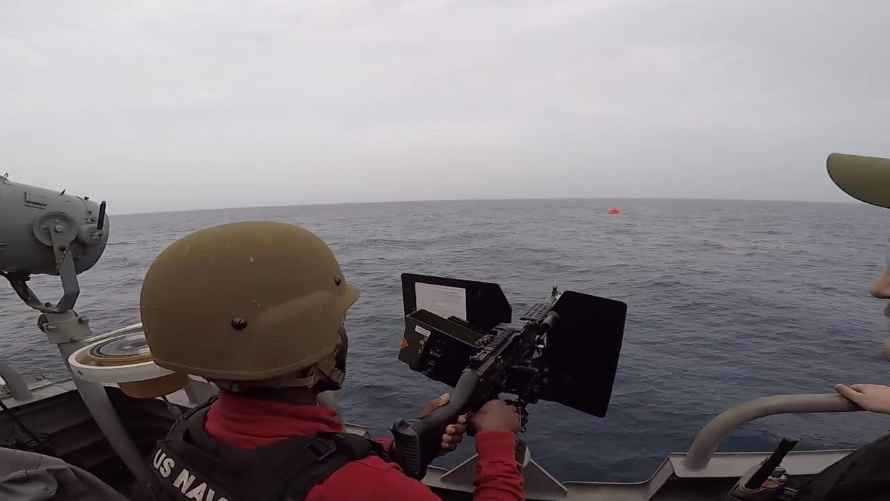 BM2 Lambert M240B Gun Shoot