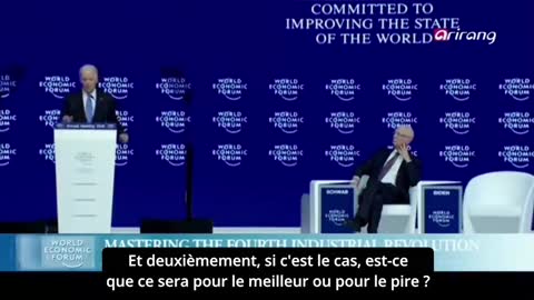 ▶ EXTRAIT-RQ + LIENS parus (7 août 22) : Partie du discours de Trump à Davos