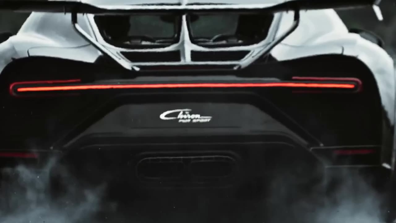 The ultimate beast Bugatti Chiron at drift mode