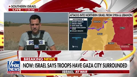 Israel says troops have Gaza City surrounded