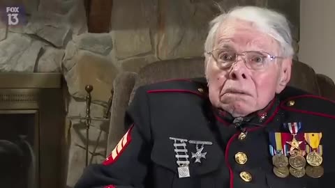 100 year old veteran breaks down in tears at what America has become