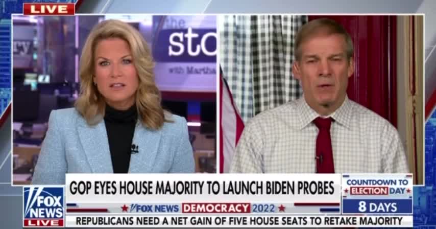 Jim Jordan On possible Biden probes if GOP wins house