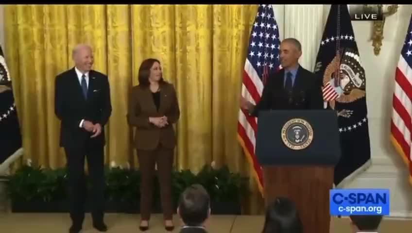 Obama today called Joe Biden as a "Vice President."