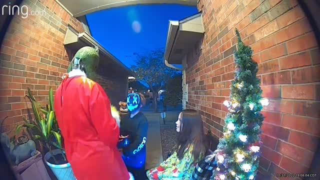 The Grinch's Antics Are Nothing For This Trick-Or-Treater