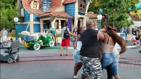 Disney World Fist Fight--Rabbit Hole