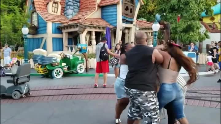 Disney World Fist Fight--Rabbit Hole