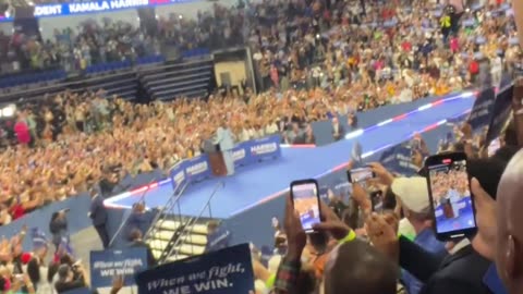 Look at the crowds here in Atalanta for Kamala Harris
