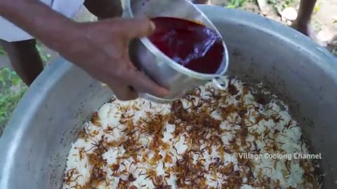 ARABIAN_MUTTON_BIRYANI_with_2_FULL_GOAT___Mutton_Biryani_Recipe_with_Grilled_Goat___Village_Cooking)