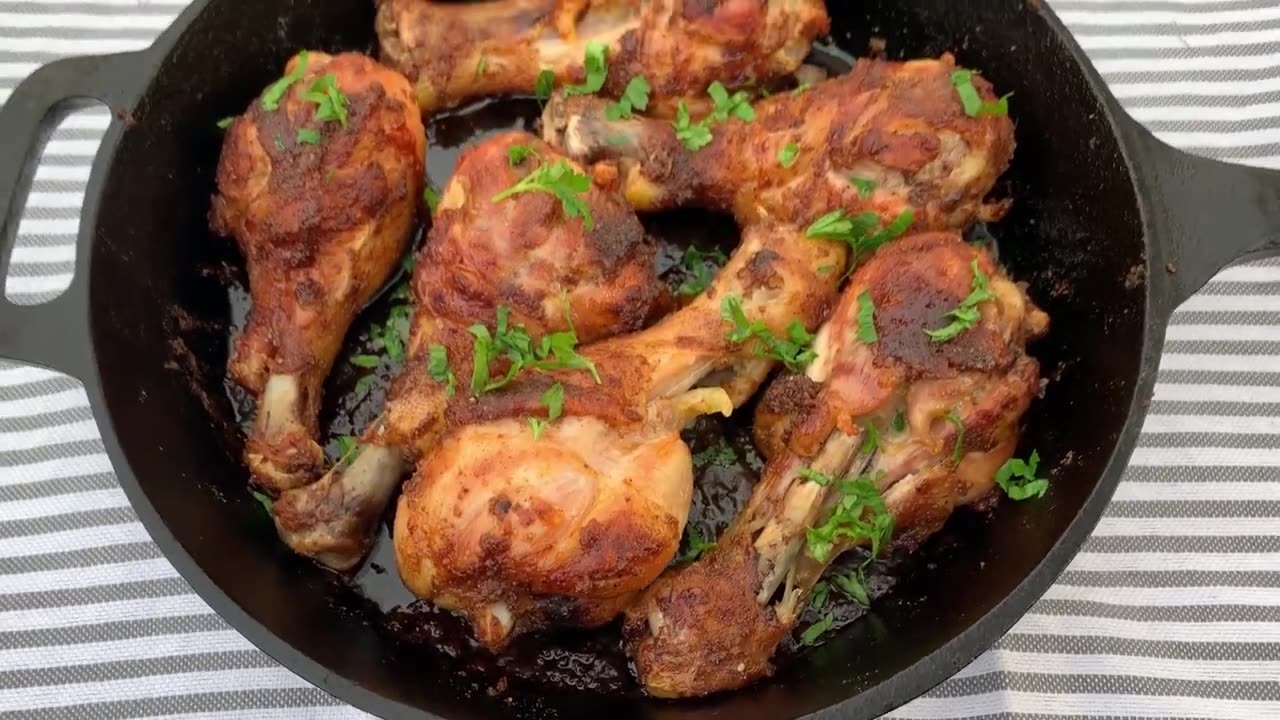 🍗 Oven Roasted Chicken Drumsticks!😋 Irresistible Oven Roasted Chicken Drumsticks!