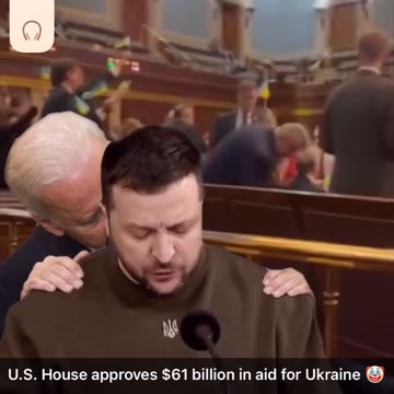 They sent more money to ukraine and others. BILLIONS AGAIN! 4/20/24