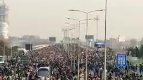 Serbia 🇷🇸 Protesting environment OR vax mandates ⁉️