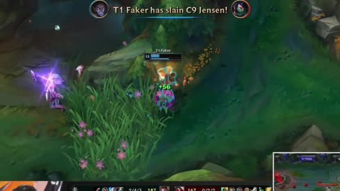 1v1 Faker vs Jensen 2022 worlds