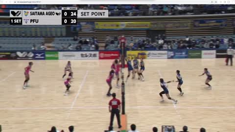 SUBARU's Performance in V-league 2nd week against PFU